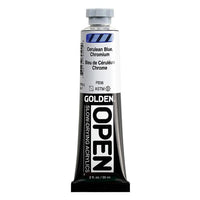 GOLDEN OPEN Slow-Drying Acrylfarbe 59 ml | verschiedene Farbtöne | 7050 Ceruleánová Modrá Chrómová