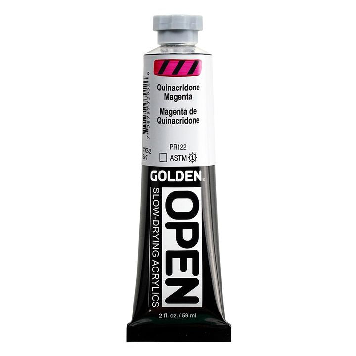 GOLDEN OPEN Slow-Drying Acrylfarbe 59 ml – 7305 Chinacridonmagenta