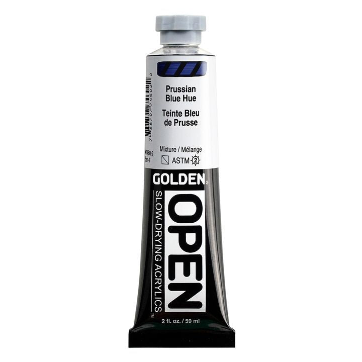 GOLDEN OPEN Slow-Drying Acrylfarbe 59 ml – 7460 Berliner Blau Hue