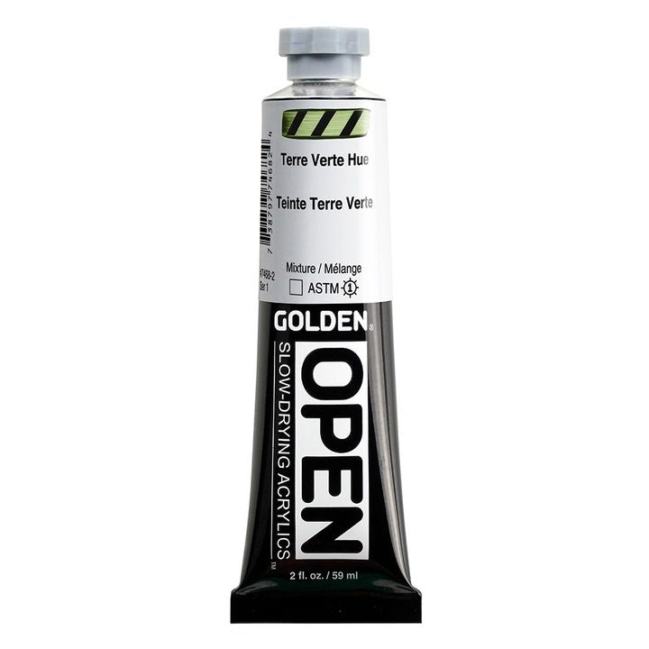 GOLDEN OPEN Slow-Drying Acrylfarbe 59 ml – 7468 Erdgrün Hue