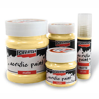 Matte Acrylfarbe - 230 ml | verschiedene Farben | 3230 weiß coffe