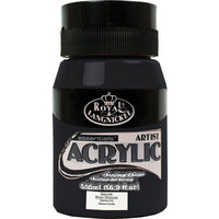 Royal Essentials Acrylfarbe 500 ml | verschiedene Farbtöne | 120 - Mars schwarz