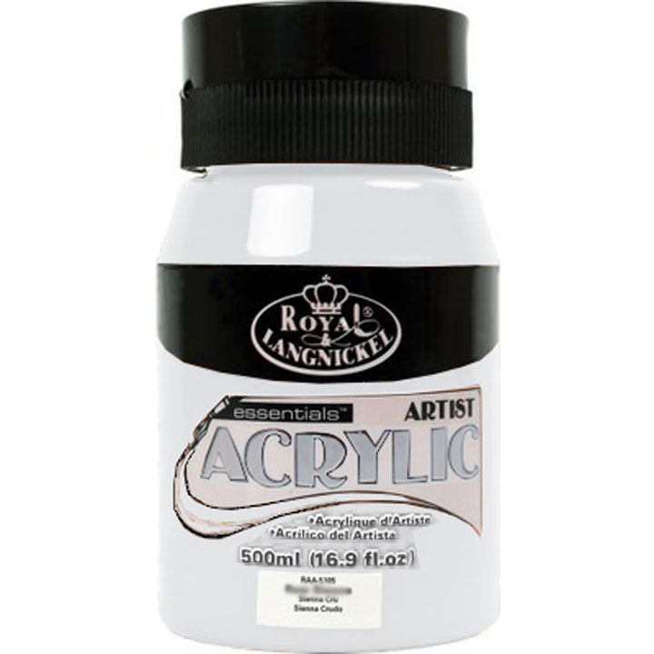Royal Essentials Acrylfarbe 500 ml | verschiedene Farbtöne | 121 - Titanweiß