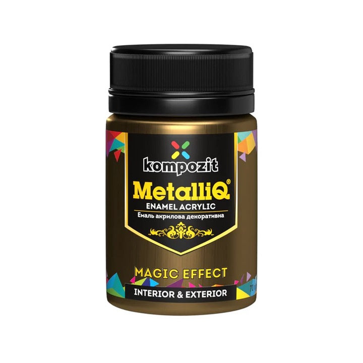 MetalliQ Kompozit Acrylfarbe mit Metalleffekt 70 g | verschiedene Farbtöne