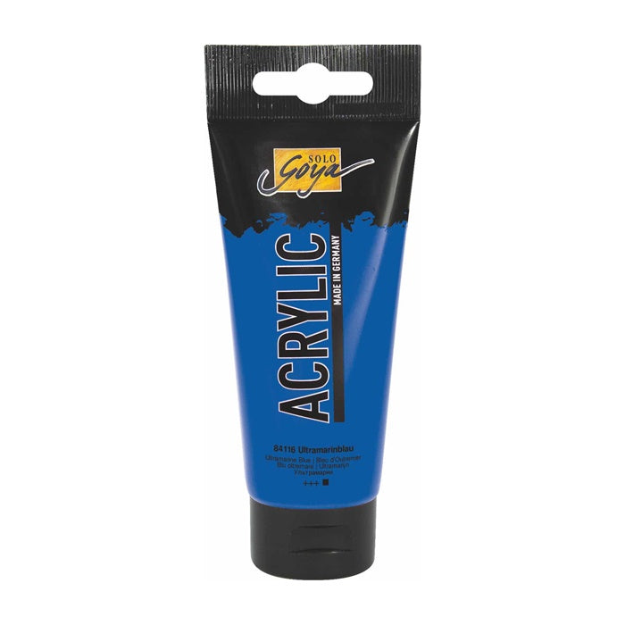 Solo Goya Acrylic Acrylfarbe 100 ml | verschiedene Farbtöne | 16 Ultramarine modrá