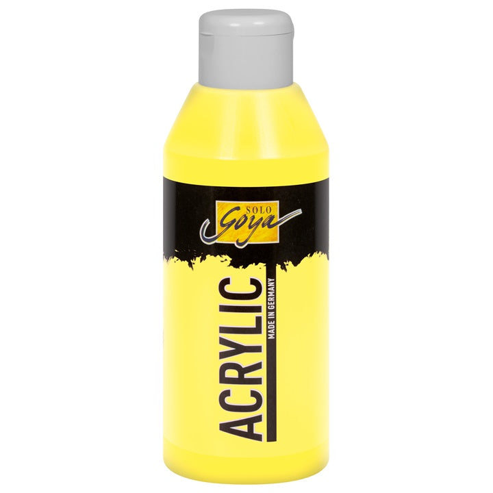 Solo Goya Acrylic Acrylfarbe 250 ml | verschiedene Farben | 02 - Citron