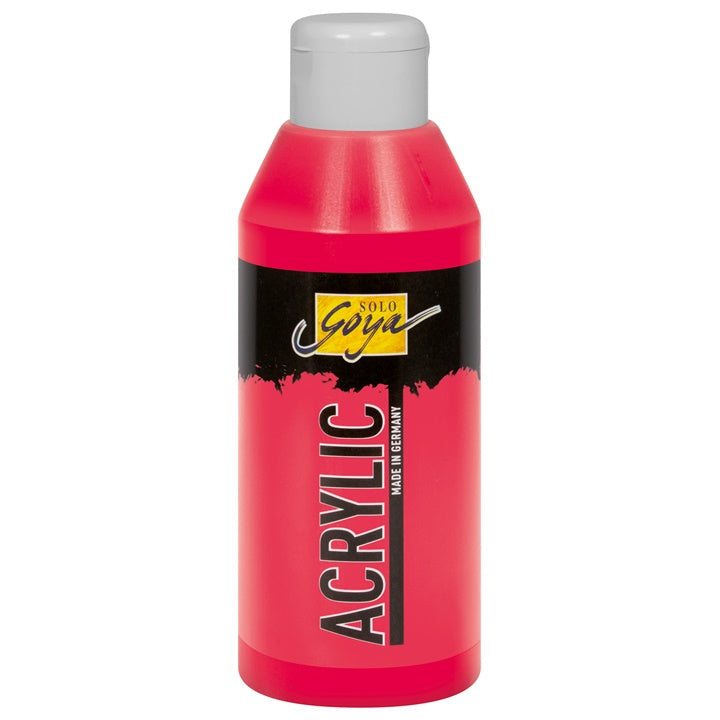 Solo Goya Acrylic Acrylfarbe 250 ml | verschiedene Farben | 08 - karminrot