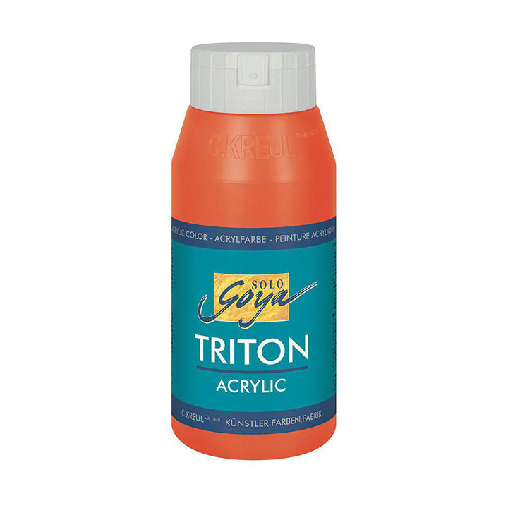 Solo Goya TRITON Acrylfarbe 750 ml | verschiedene Farben | 03 - Genuine rot