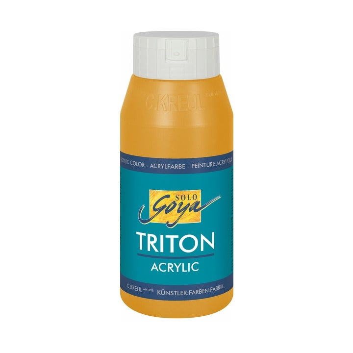 Solo Goya TRITON Acrylfarbe 750 ml | verschiedene Farben | brilantná okrová svetlá