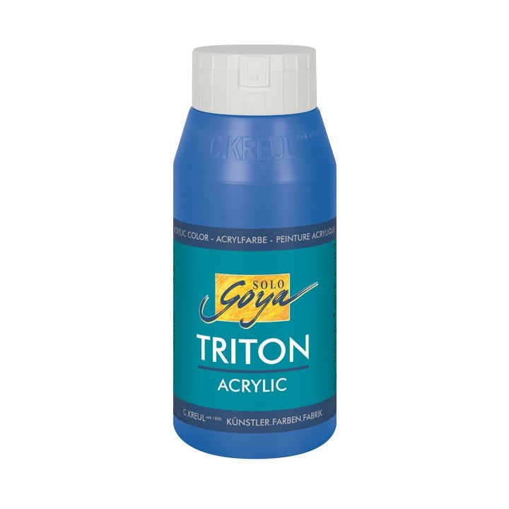 Solo Goya TRITON Acrylfarbe 750 ml | verschiedene Farben | kobaltová modrá