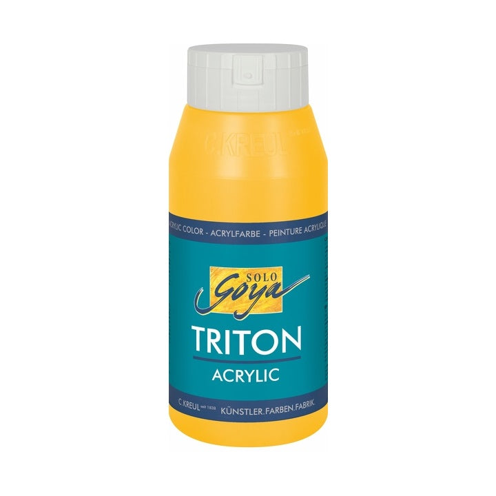 Solo Goya TRITON Acrylfarbe 750 ml | verschiedene Farben | maisgelb