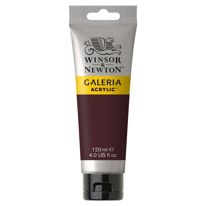 Winsor & Newton Galeria Acrylfarbe 120 ml | verschiedene Farbtöne | Burgundy