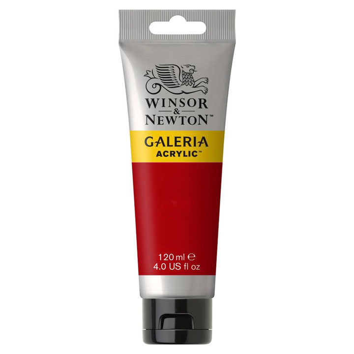 Winsor & Newton Galeria Acrylfarbe 120 ml | verschiedene Farbtöne | karmínová
