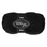Acrylwolle Fantasia 80 m – schwarz