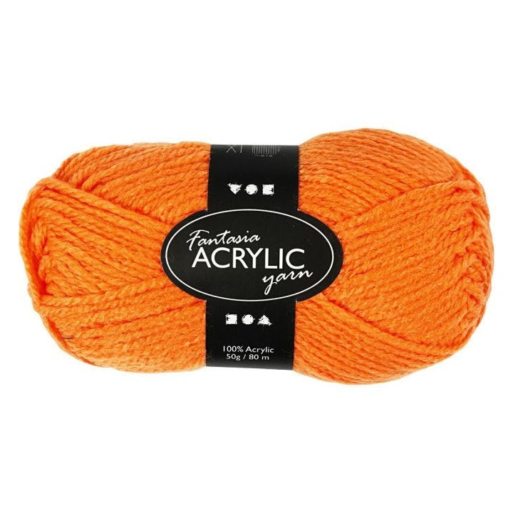 Acrylwolle Fantasia 80 m – Orange