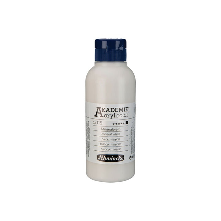 Schmincke AKADEMIE Acrylfarben 250 ml | verschiedene Farben | 115 Mineralweiß