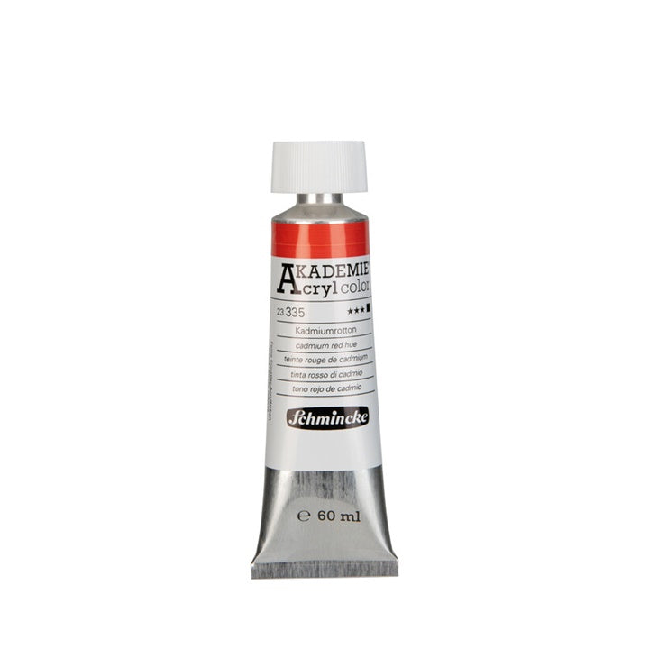 Schmincke AKADEMIE Acrylfarben 60 ml | verschiedene Farben | 335 Kadmiumrot Farbton