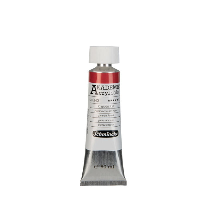 Schmincke AKADEMIE Acrylfarben 60 ml | verschiedene Farben | 343 alizarínová karmínová hue
