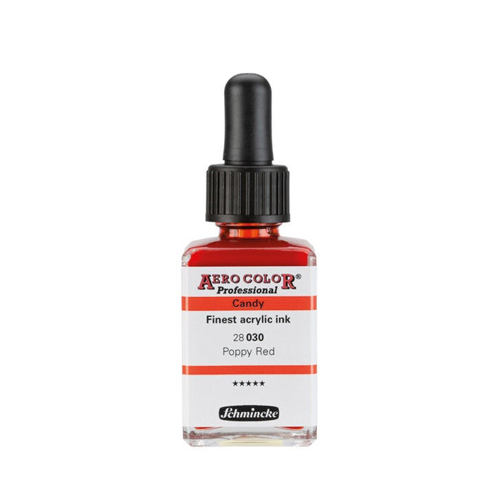 Schmincke AERO COLOR Professional Candy Acryltinte 28 ml – 030 Mohnblume