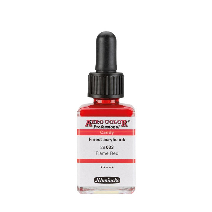 Schmincke AERO COLOR Professional Candy Acryltinte 28 ml – 033 flame rot