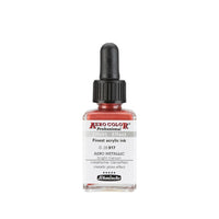 Schmincke AERO COLOR Professional Effect Acryltinte 28 ml | verschiedene Farben | 917 AERO METALLIC hellkastanienbraun