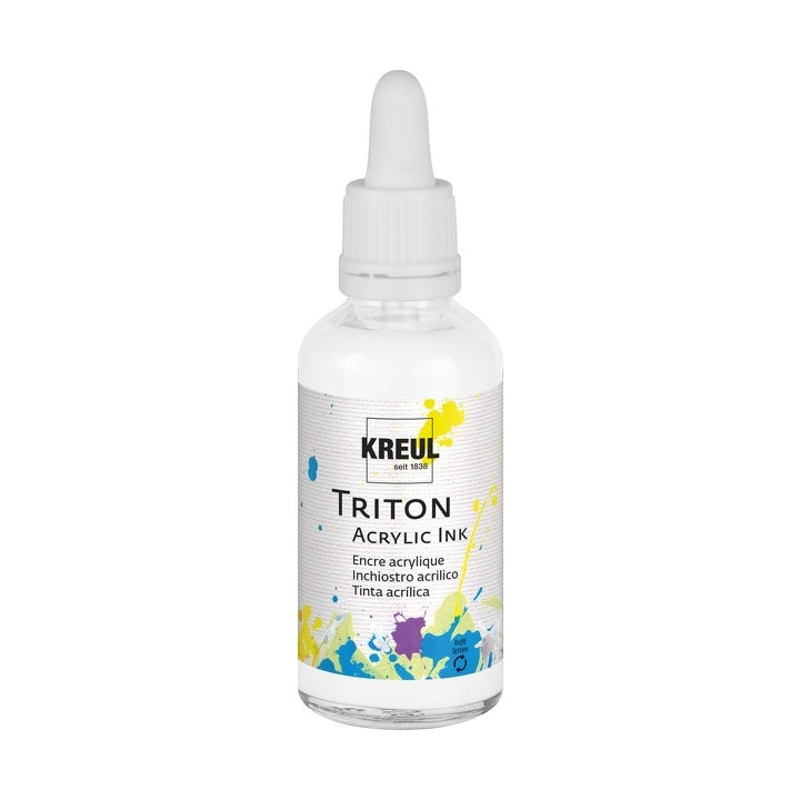 KREUL Triton Acryltinte 40 ml – verschiedene Farben | weiß