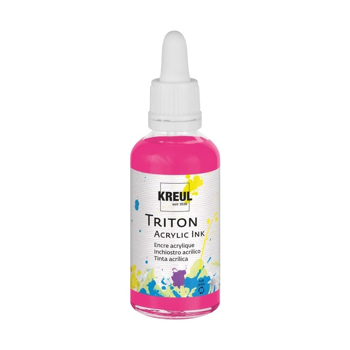 KREUL Triton Acryltinte 40 ml – verschiedene Farben | violettrot