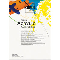 KREUL Acrylmalpapier - 10 Blatt | verschiedene Formate | A3