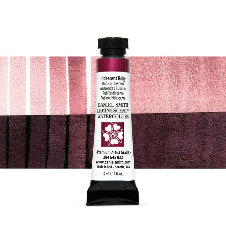 Daniel Smith Luminescent Aquarellfarben – 032 Iridescent rubinrot
