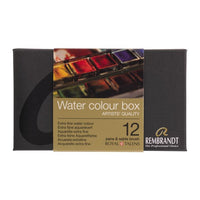 Rembrandt Aquarellfarben in Näpfchen im Metallkasten | verschiedene Sets | 12 kusov