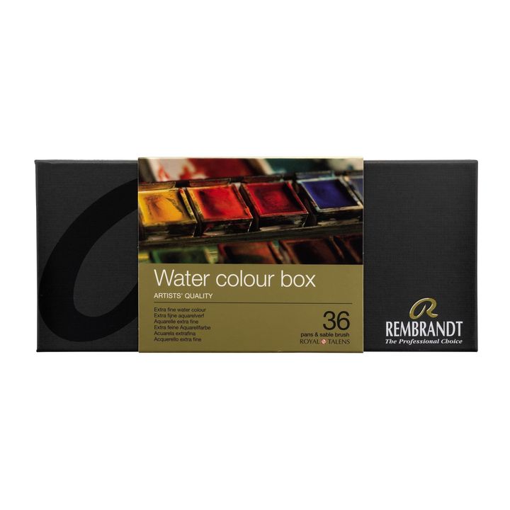 Rembrandt Aquarellfarben in Näpfchen im Metallkasten | verschiedene Sets | 36 kusov