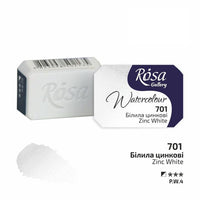 Rosa Gallery Aquarellfarben im Näpfchen 2,5 ml | verschiedene Farben | 701 Zinkweiß