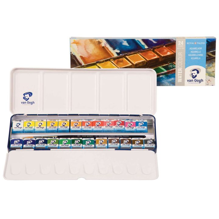 Van Gogh Aquarellfarben im Metallkasten | verschiedene Sets