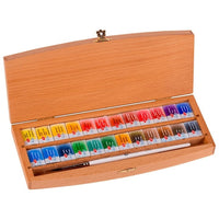 White Nights Aquarellfarben im Holzkasten | verschiedene Sets