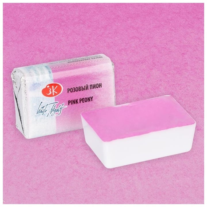 White Nights Aquarellfarben in Näpfchen 2,5 ml | verschiedene Farbtöne | 366 Pink peony