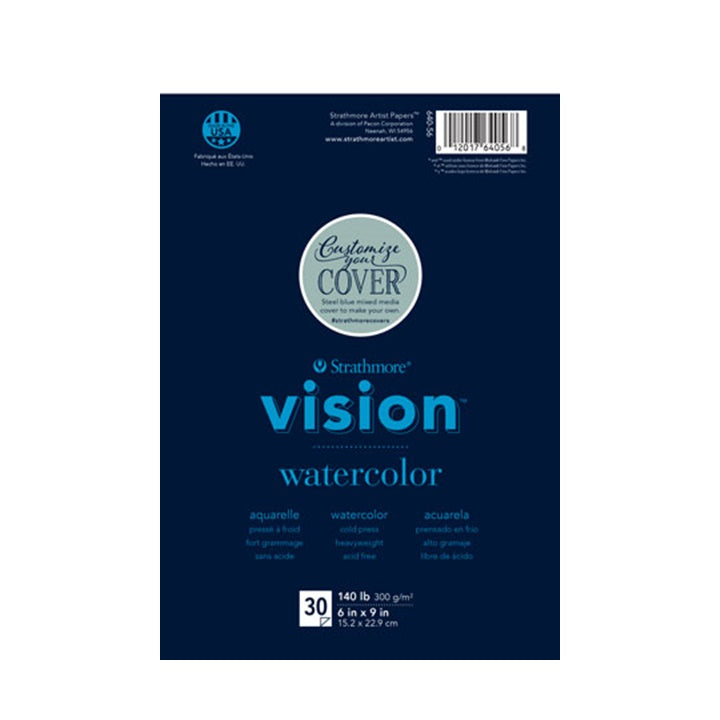 Strathmore Vision Aquarellblock, 30 Blatt | verschiedene Größen