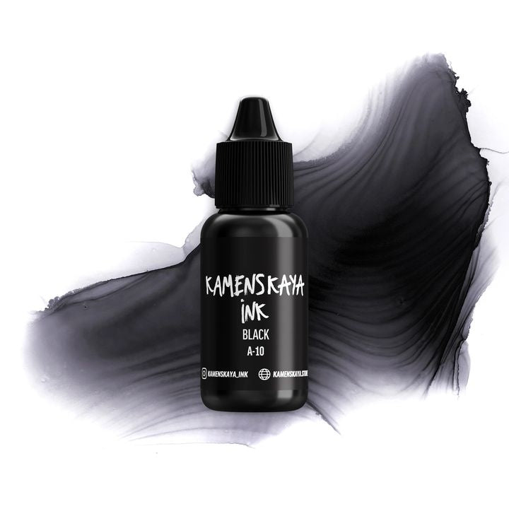 Kamenskaya A-line Alkohol-Tinte 15 ml | verschiedene Farbtöne | A-10 schwarz