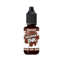 CERNIT Alkohol-Tinte 20 ml – 800 Braun