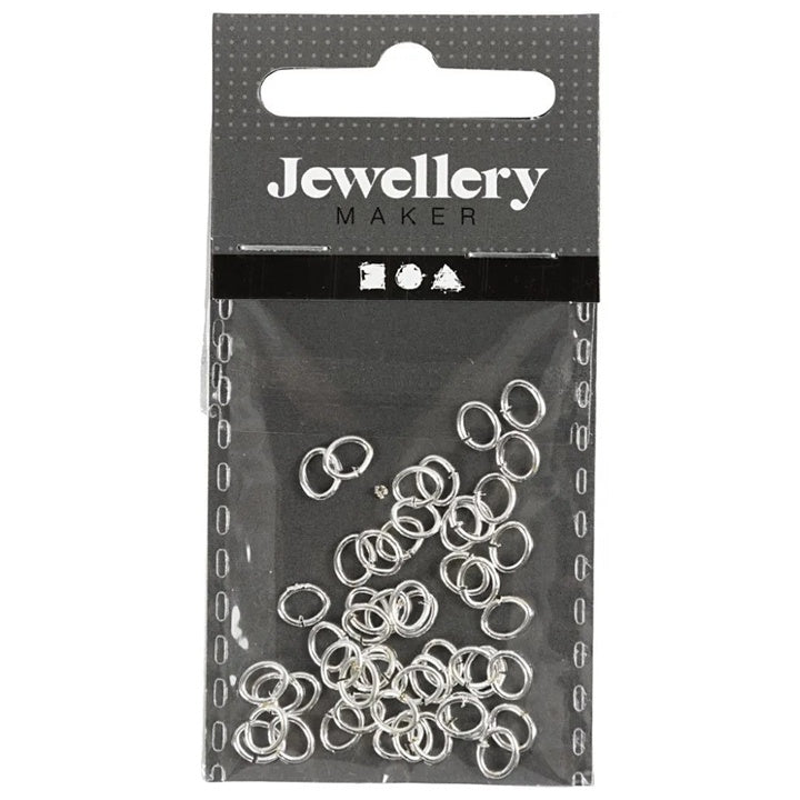 Ovale Biegeringe 0,7 mm, 50 Stk. – Gold