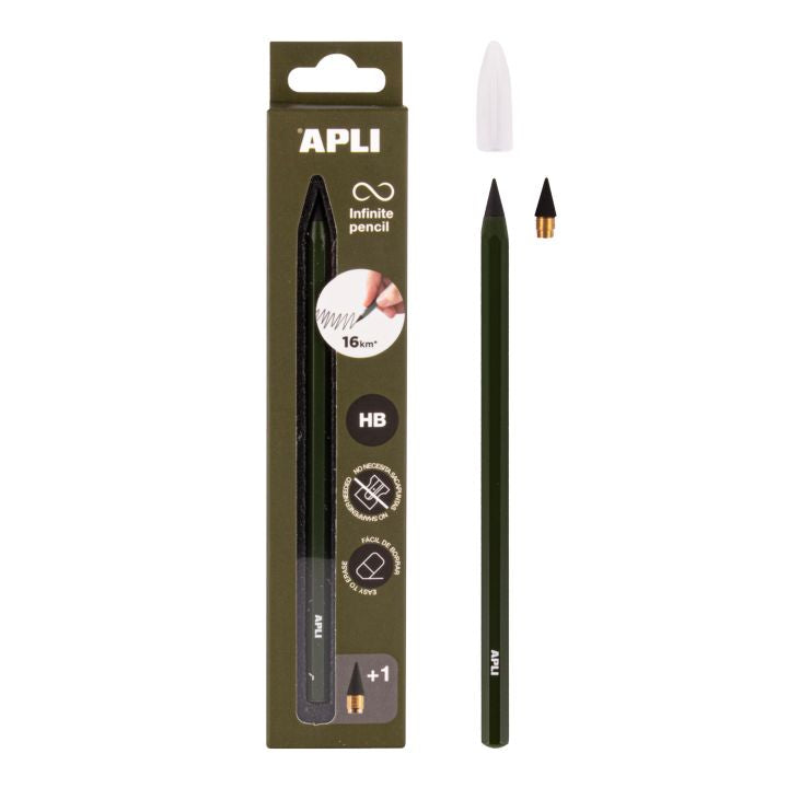 APLI Endlos-Bleistift HB, 1 Stk. – sortierte Farben — Bild 8
