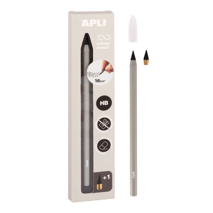 APLI Endlos-Bleistift HB – 1 Stück, verschiedene Farben — Bild 4