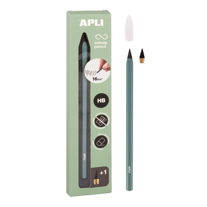 APLI Endlos-Bleistift HB – 1 Stück, verschiedene Farben — Bild 3