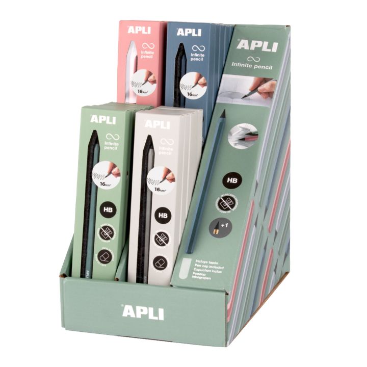 APLI Endlos-Bleistift HB – 1 Stück, verschiedene Farben — Bild 1