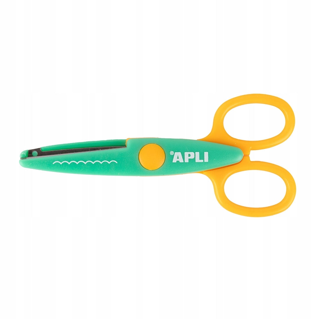 APLI Kreativschere 13,5 cm, abgerundete Spitze, symmetrisch