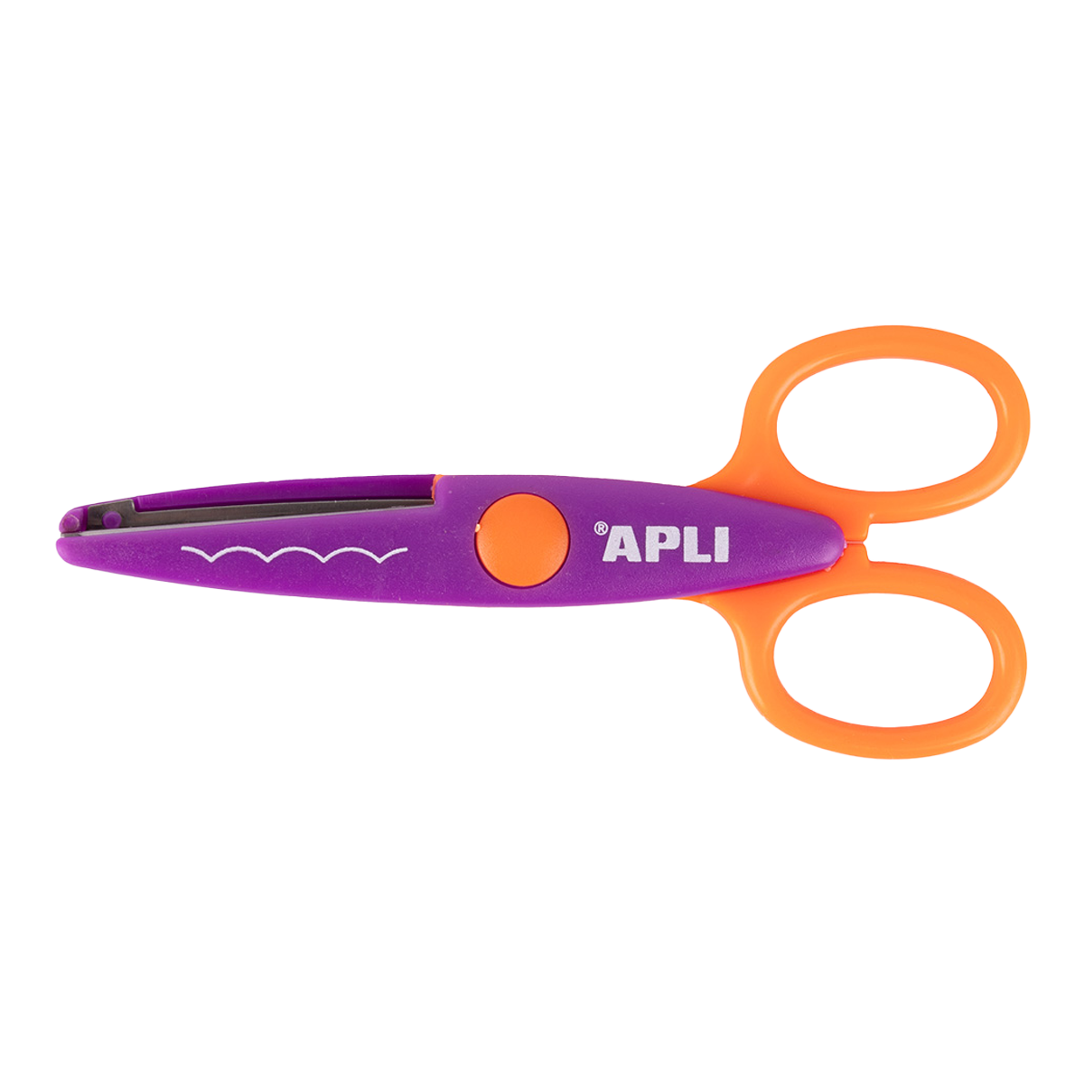 APLI Kreativschere 13,5 cm, abgerundete Spitze, symmetrisch