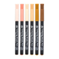 Aquarell Pinselstifte SAKURA Koi Portrait / 6er Set