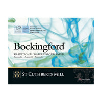 Aquarellblock CANSON St Cuthberts Bockingford feinkörnig weiß 300 g/m² - 12 Blatt