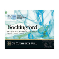 Aquarellblock CANSON St Cuthberts Bockingford feinkörnig weiß 300 g/m² - 12 Blatt