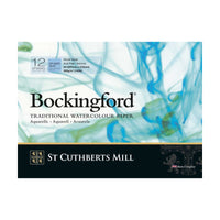 Aquarellblock CANSON St Cuthberts Bockingford feinkörnig weiß 300 g/m² - 12 Blatt