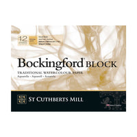 Aquarellblock CANSON St Cuthberts Bockingford Rough 300 g/m² 31 – 41 cm - 12 Blatt